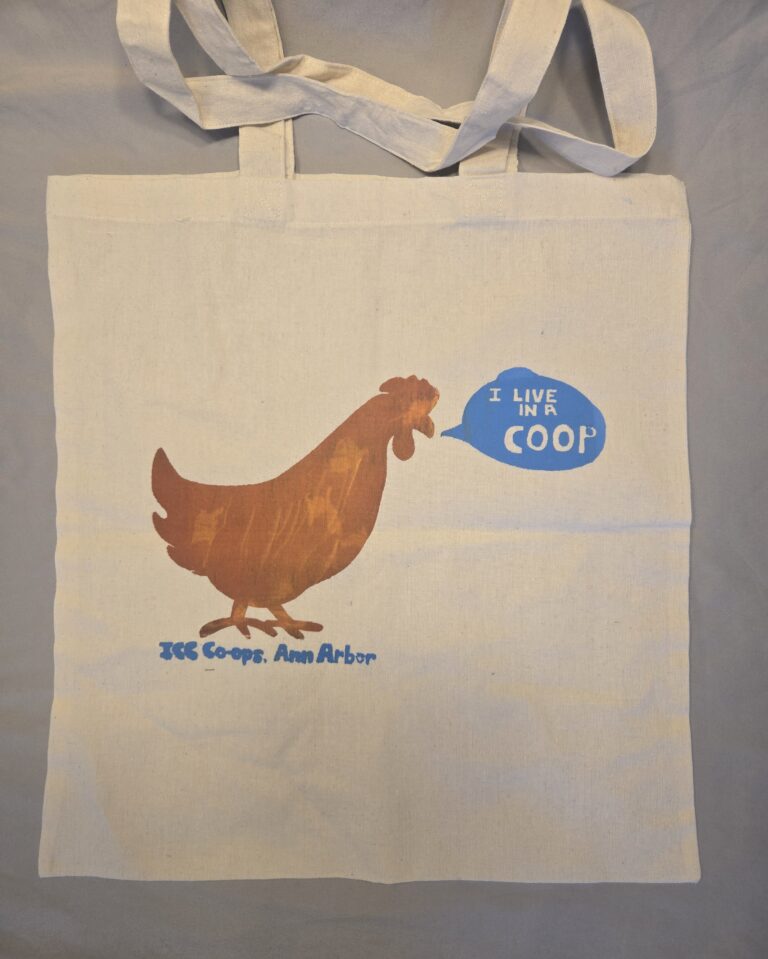 ICC Tote Bag – Chicken - Inter-Cooperative Council at Ann Arbor